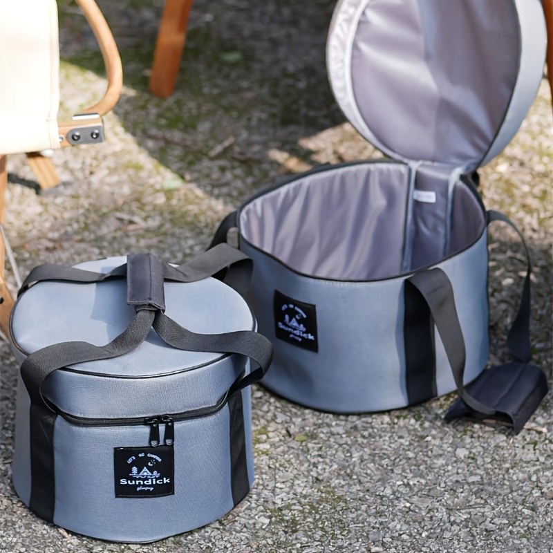 Camping Cooking Rack - Padded Camping Cookware Storage Bag 9L/14L