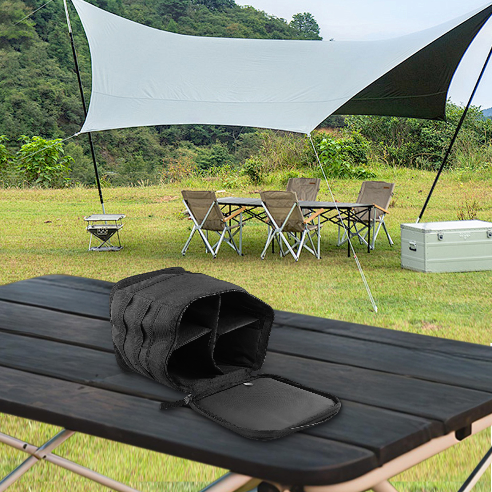 Camping Cooking Equipment Bag - Spacious Camping Gear Bag Perfect for