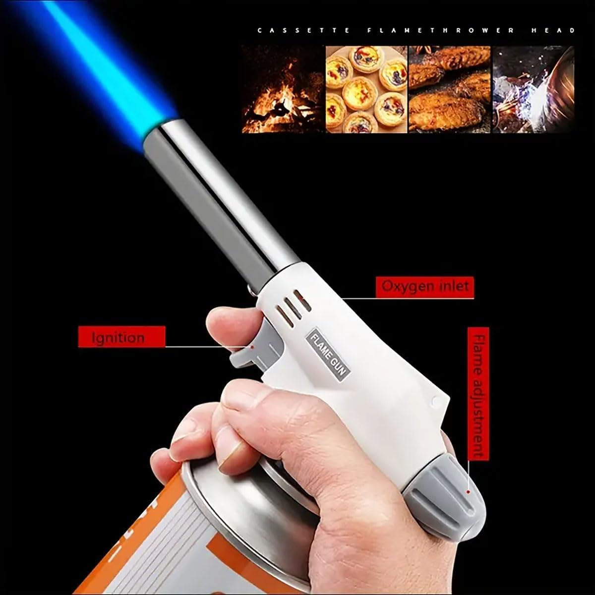 Camping Cooking Heater - Outdoor Butane Burner Flame Gas Torch