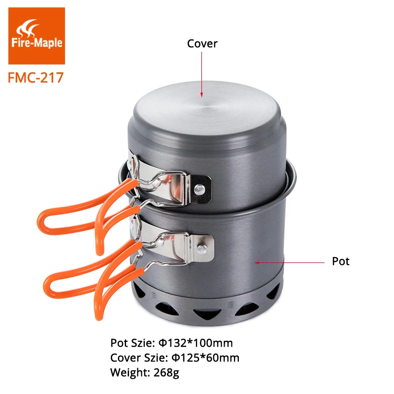 Fire Maple Camping Cookware Se - огляд і ціна Camping Cooking Set Compact