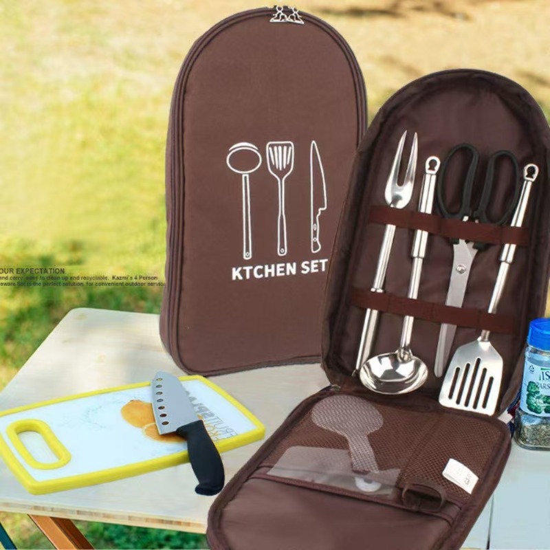 Camping Travel Cooking Utensil - огляд і ціна Camping Cooking Equipment Bag