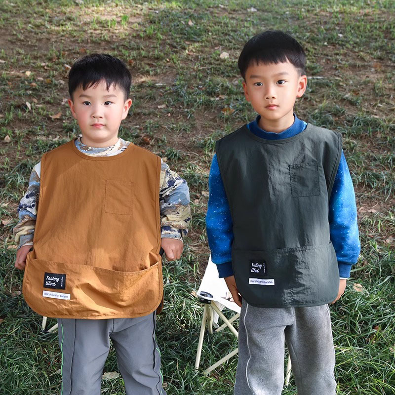 Oilproof Waterproof Kids Apron - огляд і ціна Camping Cooking With Kids