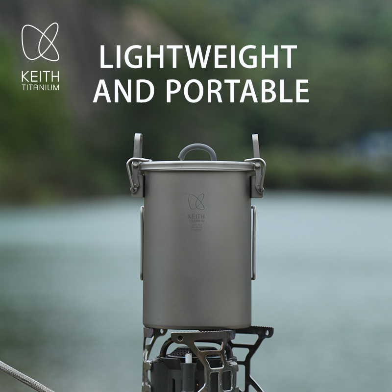 KEITH Pure Titanium Rice Cooke - огляд і ціна Camping Cooking Hardware