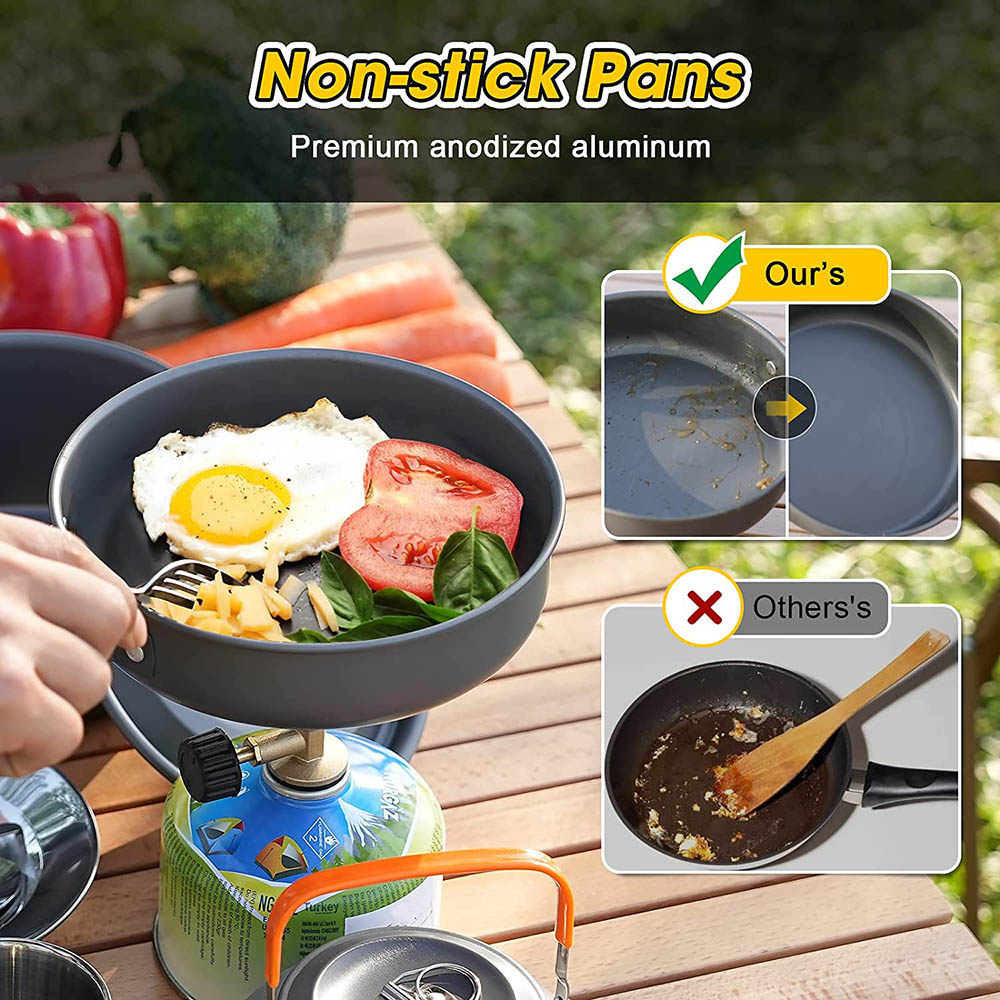 Aluminum Outdoor Camping Cookw - огляд і ціна Camping Cooking Equipment Bag