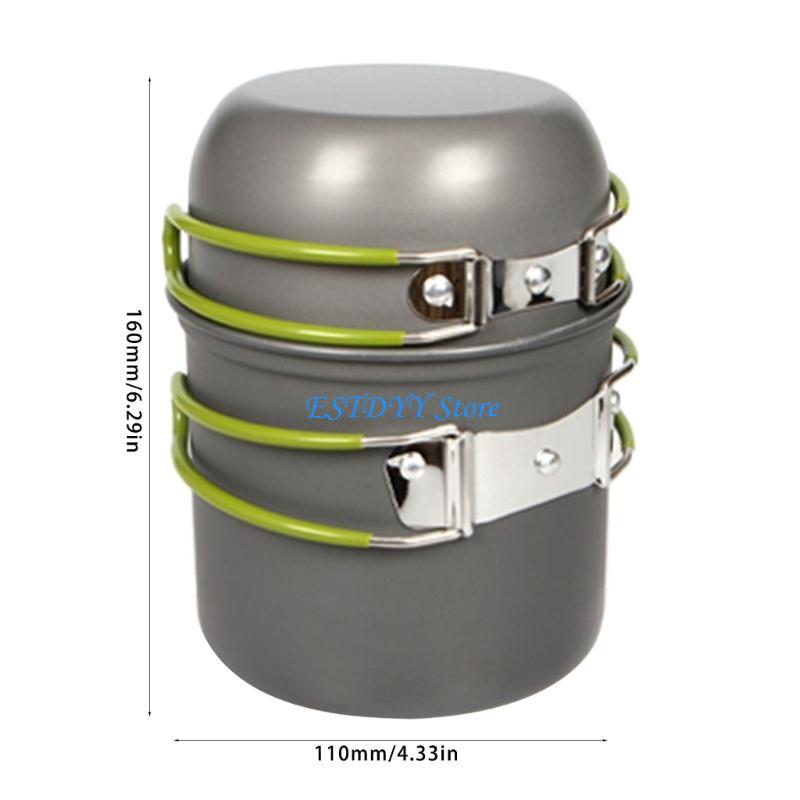 G6DE Camping Cookware Kits Fol - огляд і ціна Camping Cooking With Gas
