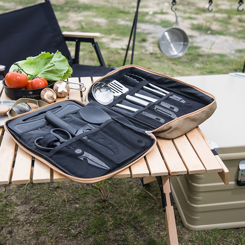 8pcs Camping Kitchen Cookware  - огляд і ціна Camping Cooking Rack