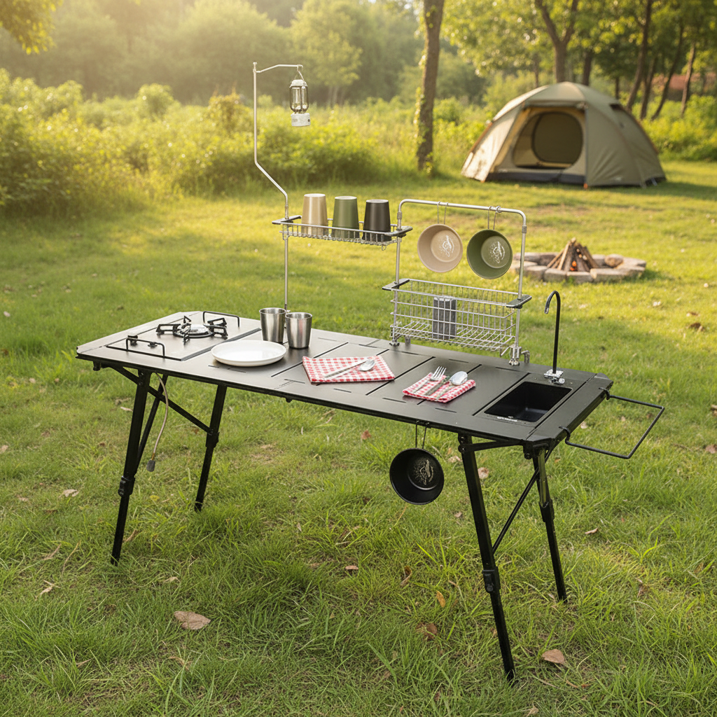 Portable Aluminum Alloy Igt Ta - огляд і ціна Camping Cooking Area