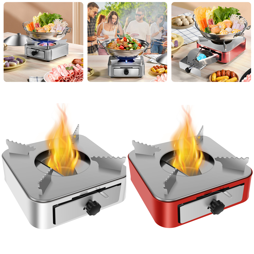 Portable Camping Stove Stainle - огляд і ціна Camping Cooking Area