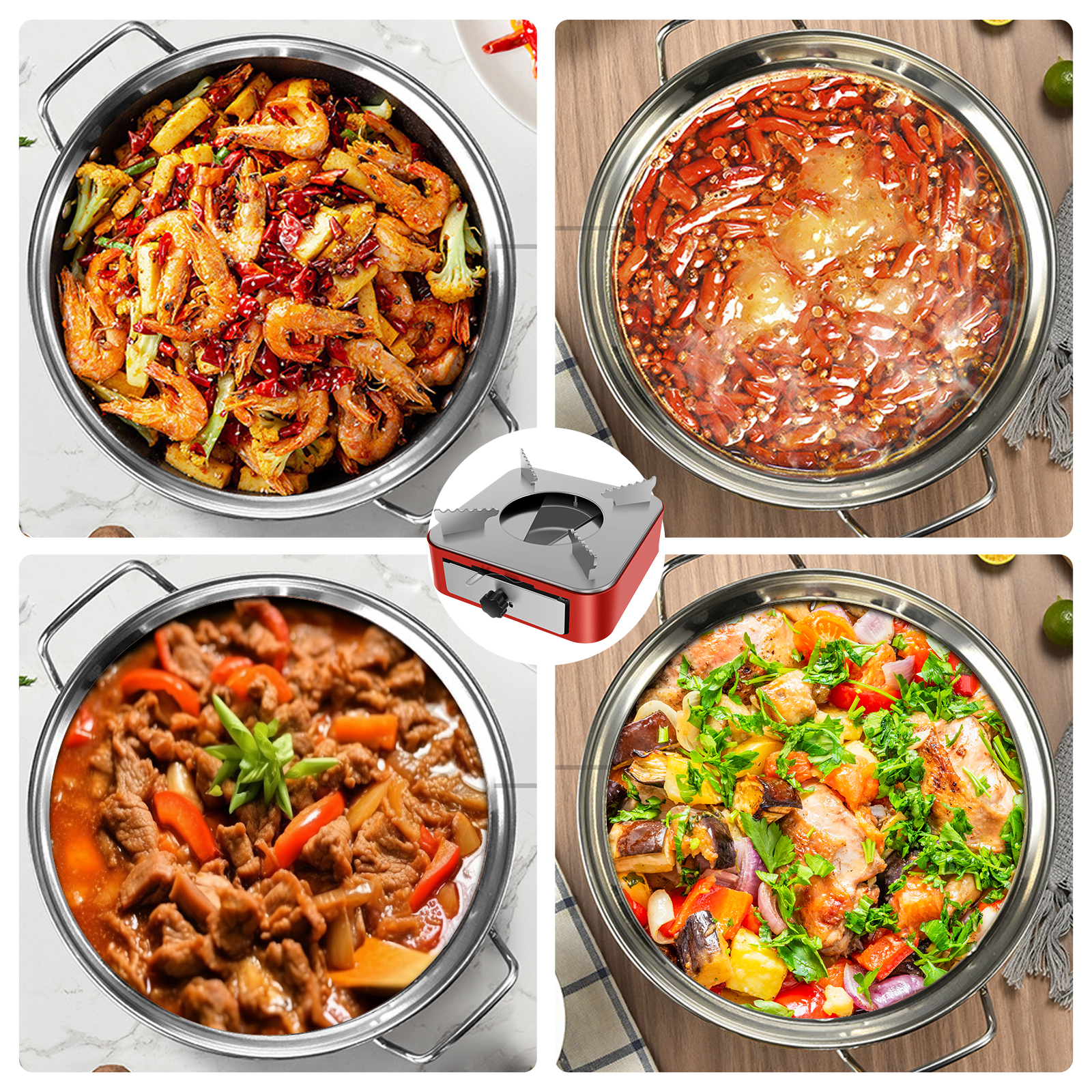 Portable Camping Stove Stainle - огляд і ціна Camping Cooking Area