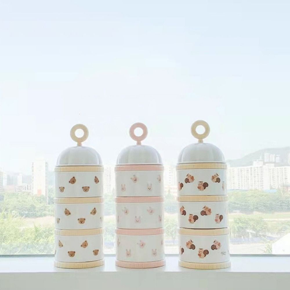 3 Layers Baby Milk Powder Box  - огляд і ціна Bear Canister Food