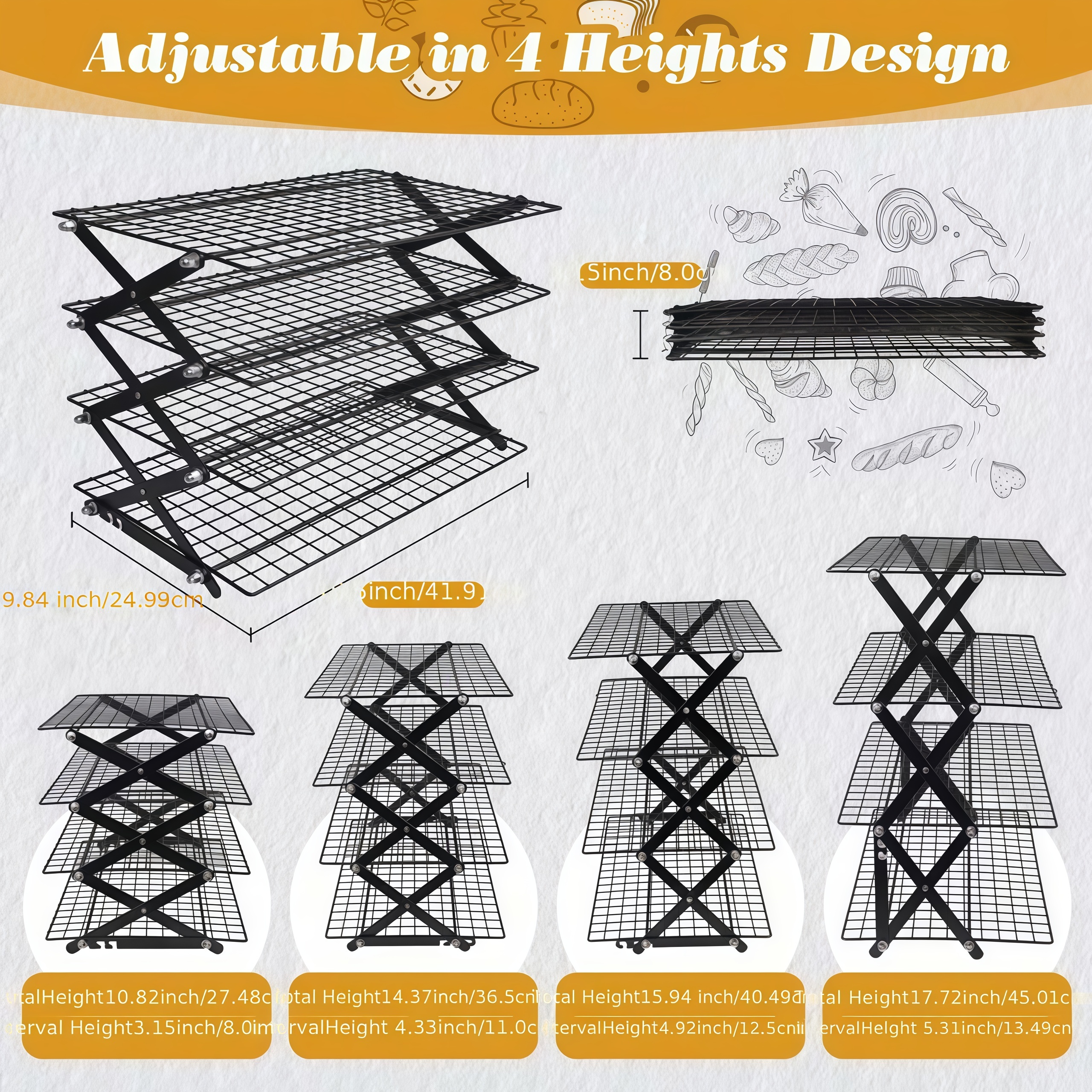4-Tier Upgrade Foldable Outdoo - огляд і ціна Camping Cooking Must Haves