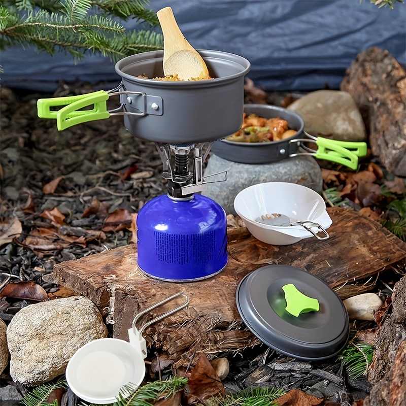Portable 1-2 Person Camping Co - огляд і ціна Camping Cooking Set 2 Person