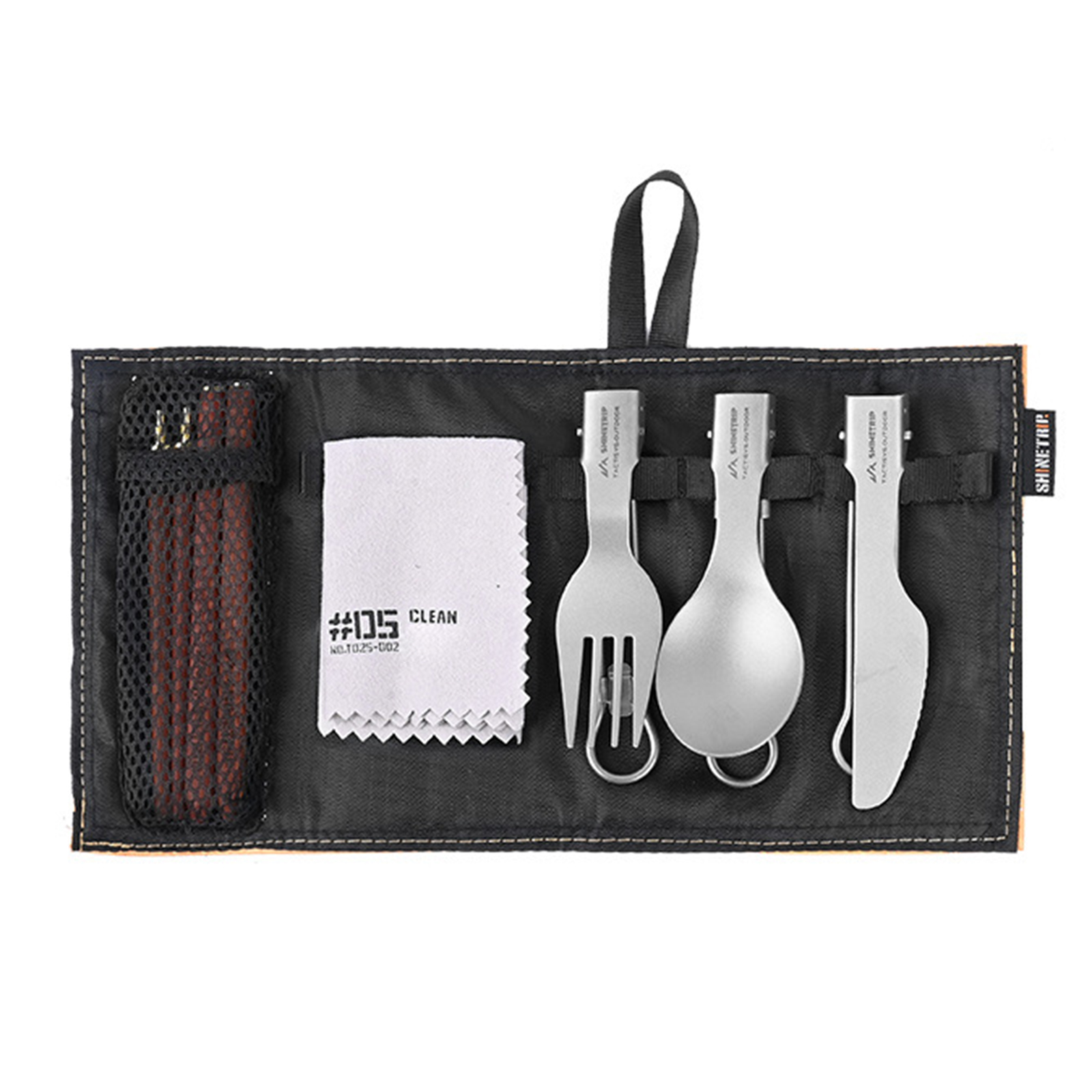 Titanium Camping Utensil Set L - огляд і ціна Camping Cooking Set Compact