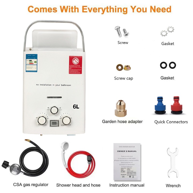 Outdoor water heater for RV Po - огляд і ціна Camping Cooking Heater