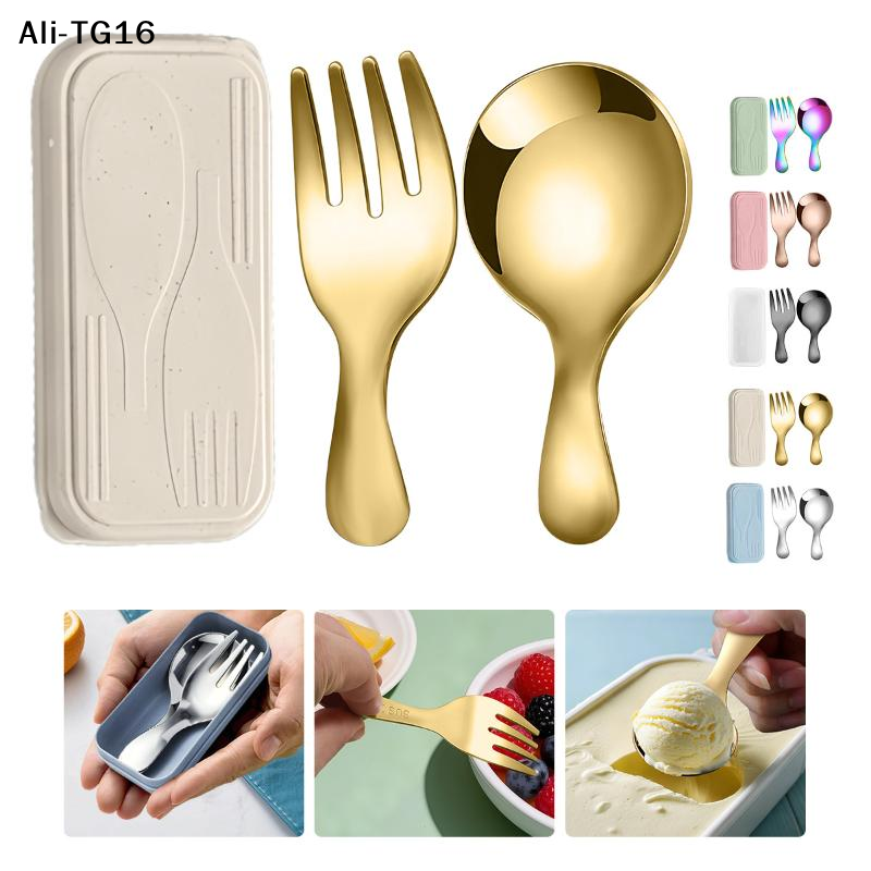 【Pn】Steel Tableware Set Spoon  - огляд і ціна Camping Cooking Box Set