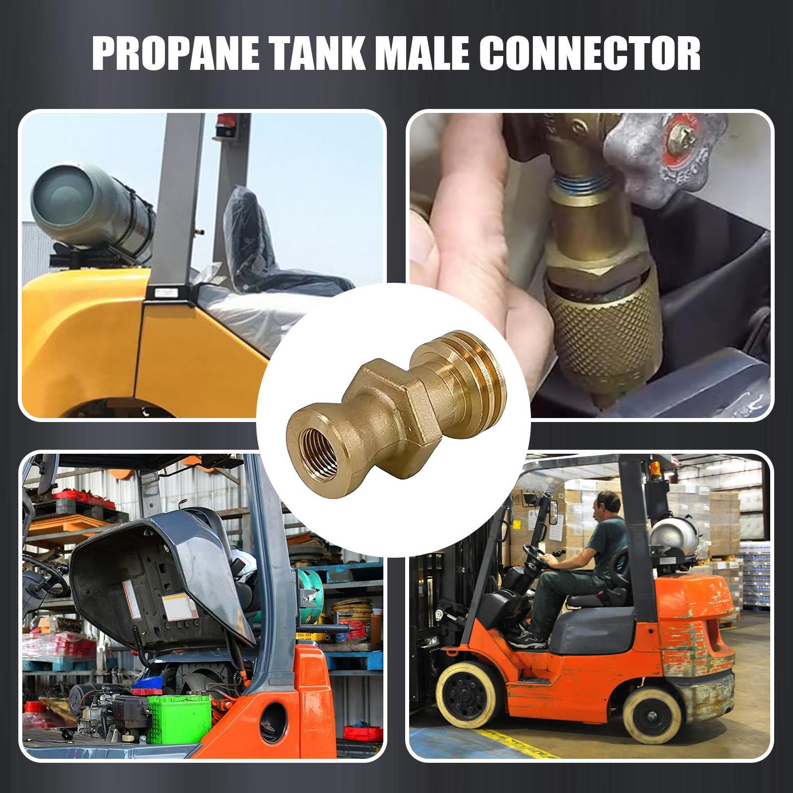Propane Tank Connector Male Br - огляд і ціна Camping Cooking Area