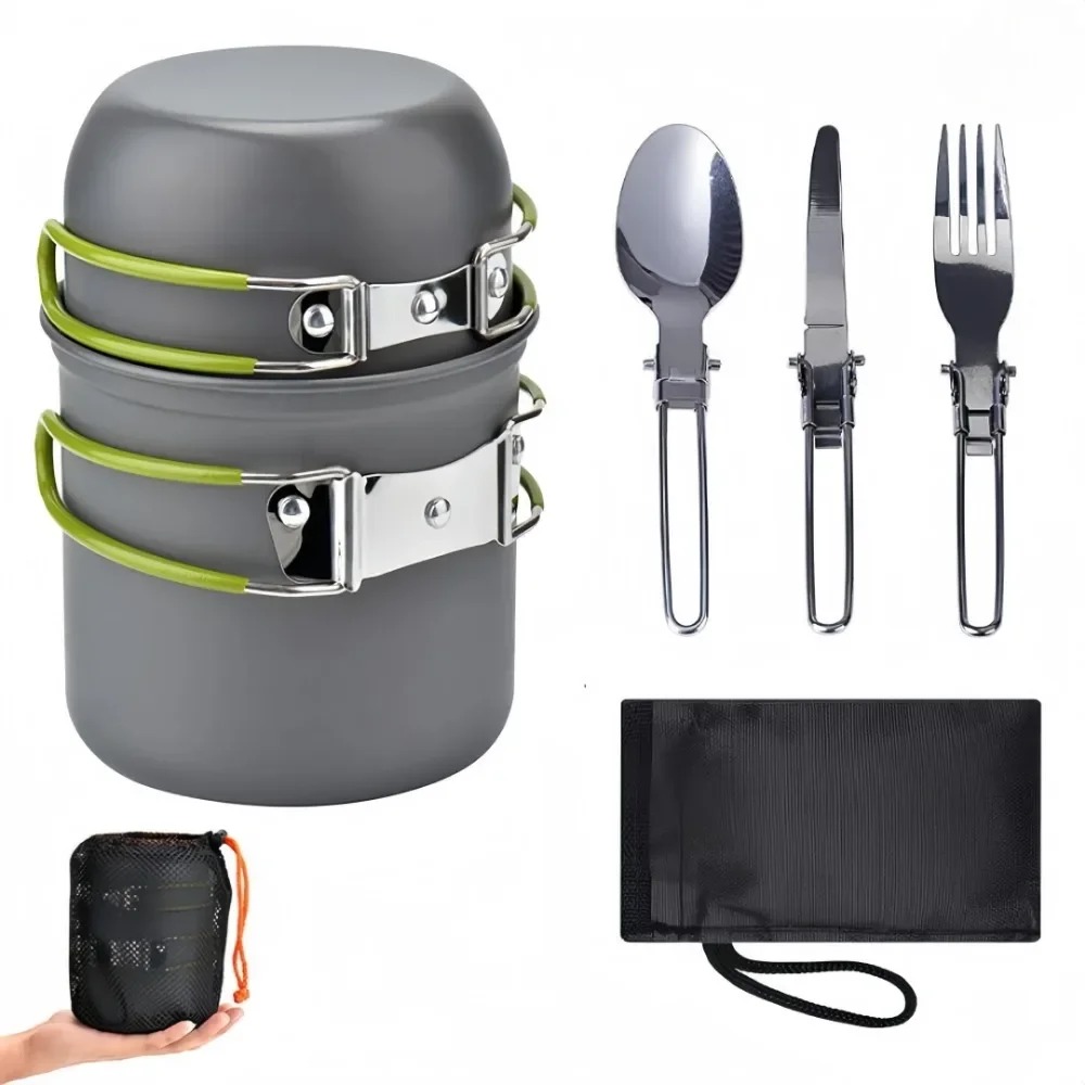 Portable Cookware Camping Cook - огляд і ціна Camping Cooking Equipment Bag