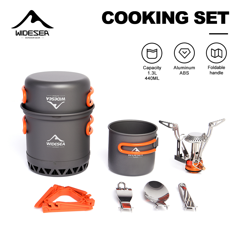 Widesea Portable Camping Cookw - огляд і ціна Camping Cooking Set 2 Person