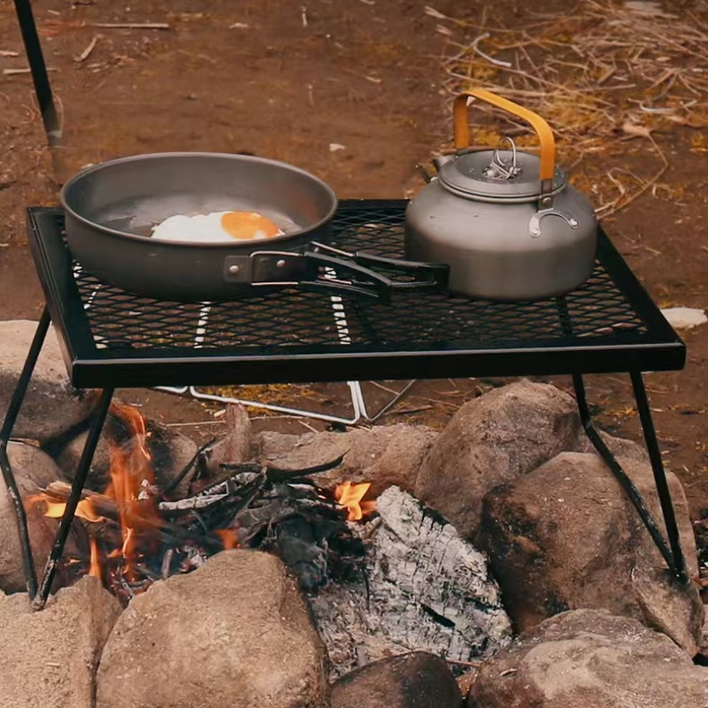 Outdoor Grid Folding Table Mul - огляд і ціна Camping Cooking Rack
