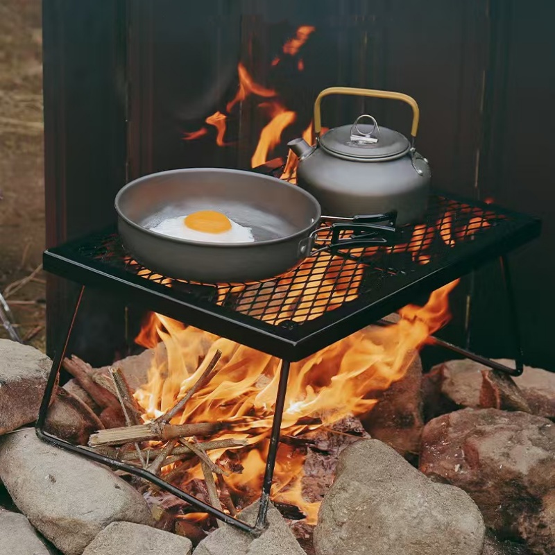 Outdoor Grid Folding Table Mul - огляд і ціна Camping Cooking Rack