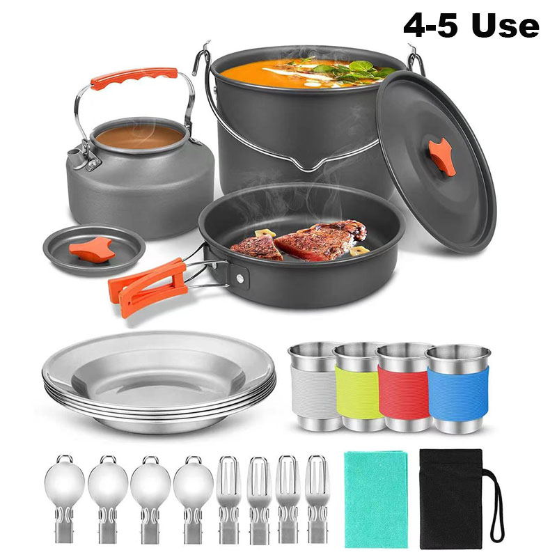 Aluminum Outdoor Camping Cookw - огляд і ціна Camping Cooking Equipment Bag