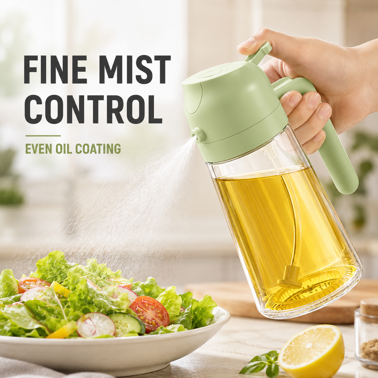 2 in 1 Olive Oil Sprayer Dispe - огляд і ціна Camping Cooking Area