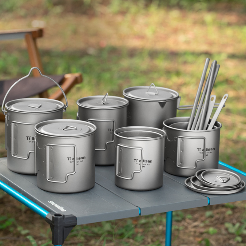 Tiartisan Outdoor Titanium Lig - огляд і ціна Camping Cooking Set Compact
