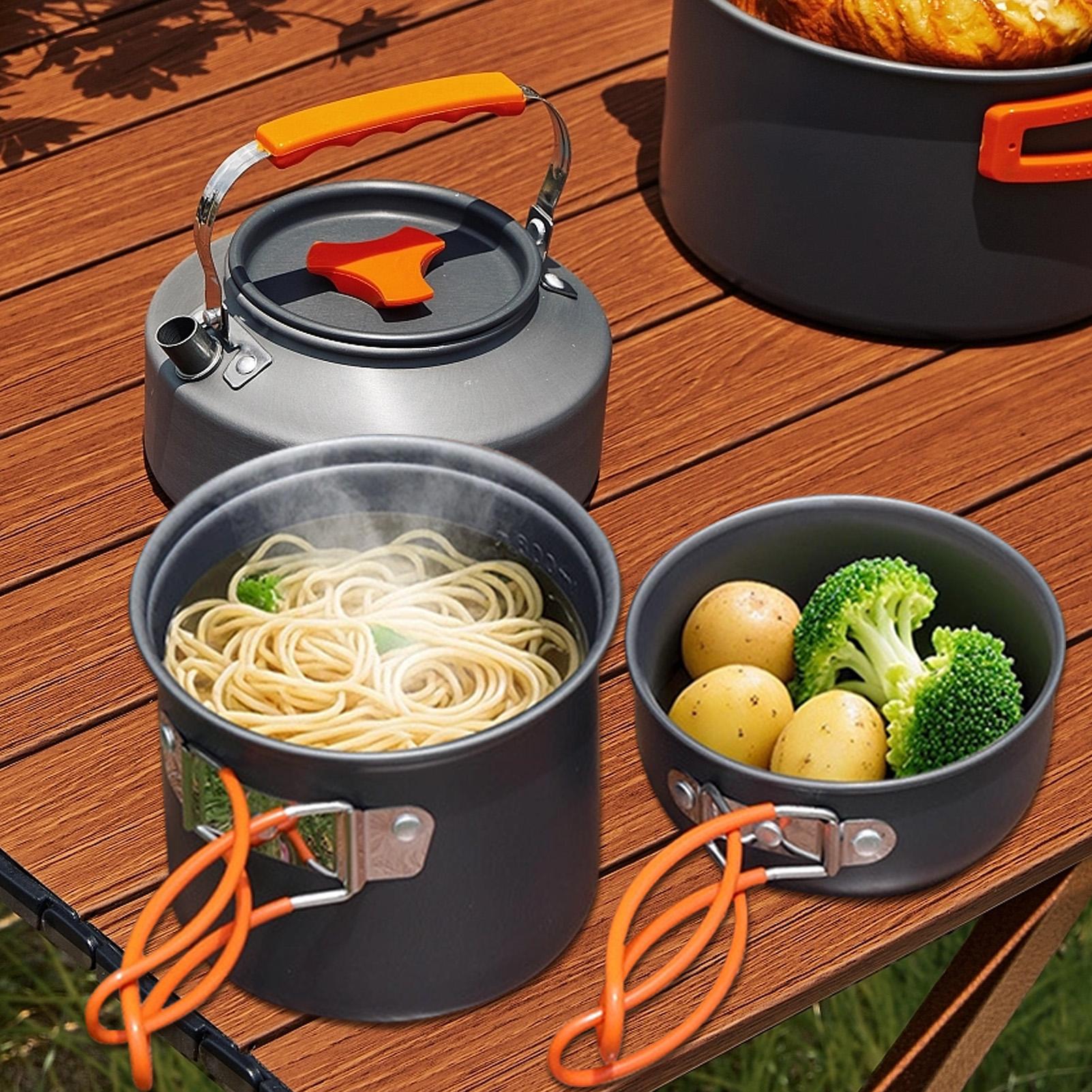 Portable Camping Cookware Set  - огляд і ціна Camping Cooking With Gas