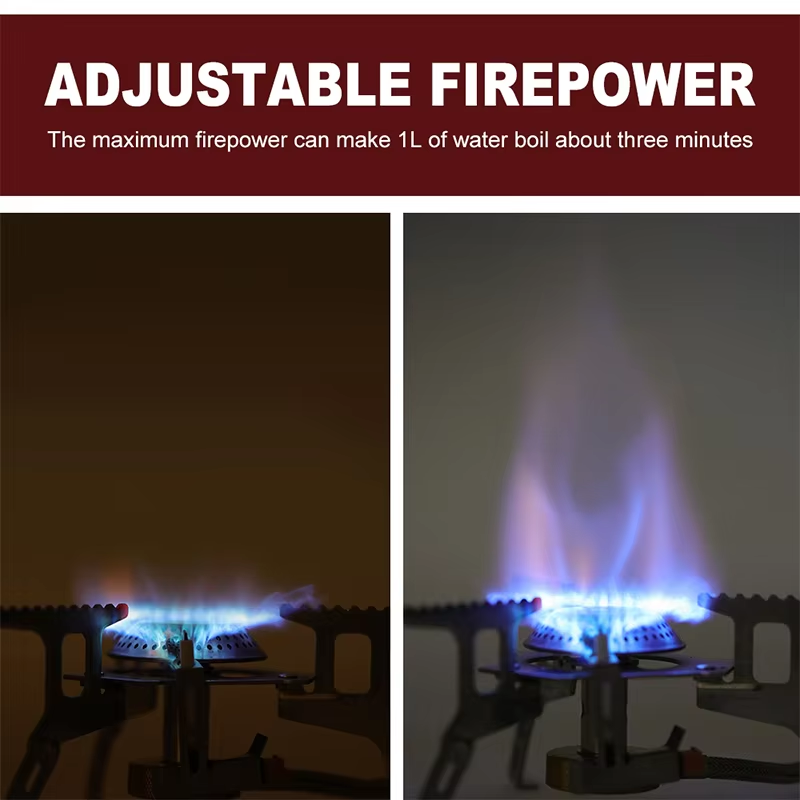 Portable 3-Burner Gas Stove, F - огляд і ціна Camping Cooking Heater