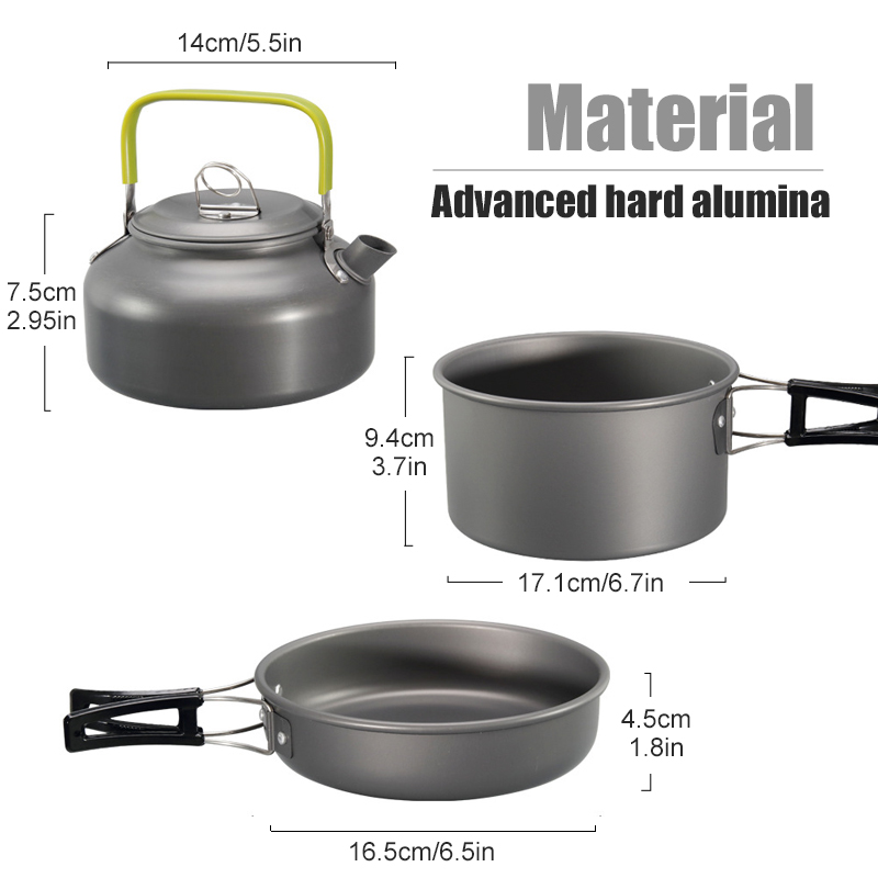 WESTTUNE Camping Cookware Kit  - огляд і ціна Camping Cooking Hardware