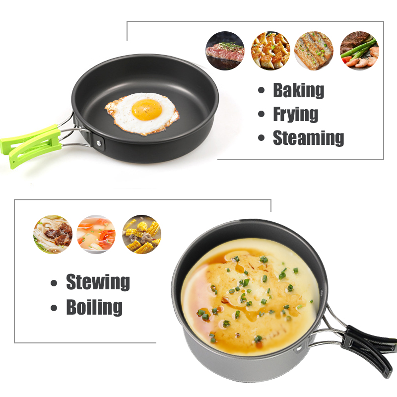WESTTUNE Camping Cookware Kit  - огляд і ціна Camping Cooking Hardware