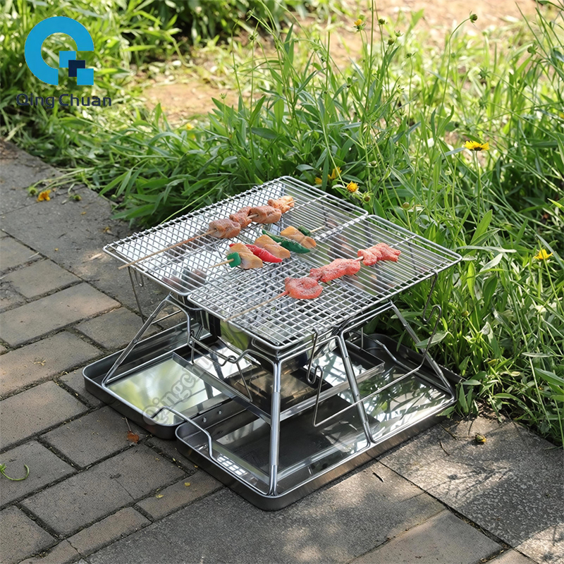 Camping Grill Charcoal Stove F - огляд і ціна Camping Cooking Area
