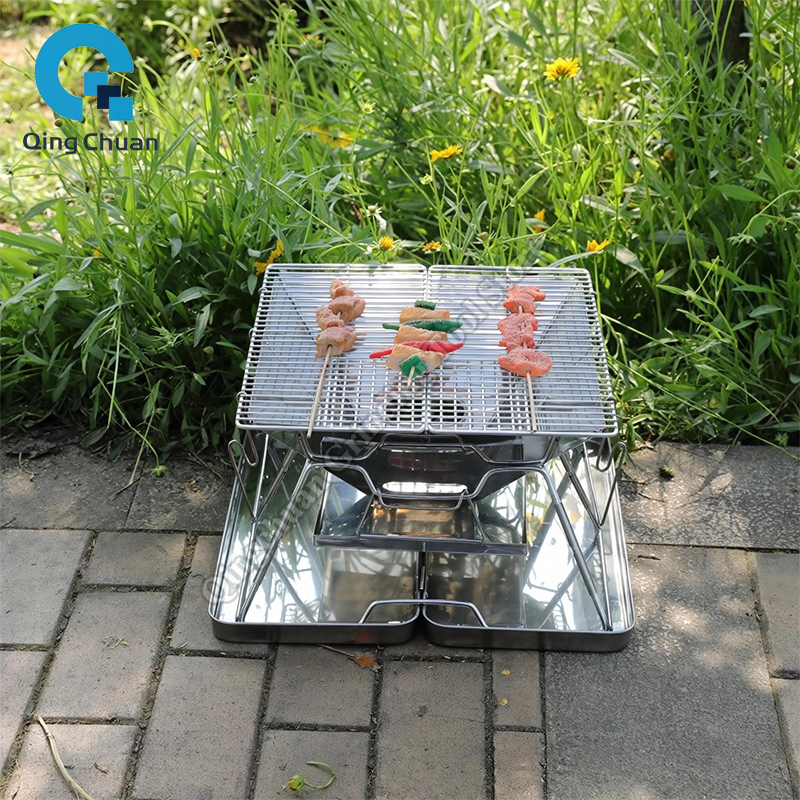 Camping Grill Charcoal Stove F - огляд і ціна Camping Cooking Area