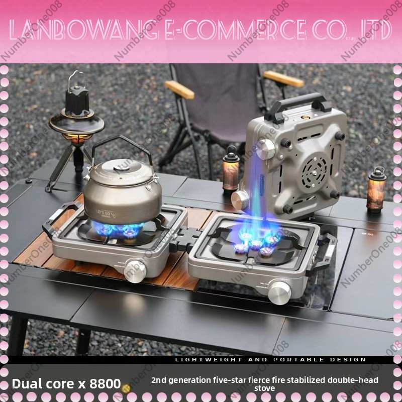 Outdoor Dual Burner High Power - огляд і ціна Camping Cooking With Gas