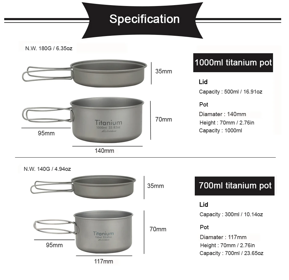 APG Ultralight Titanium Pan Ou - огляд і ціна Camping Cooking Rack
