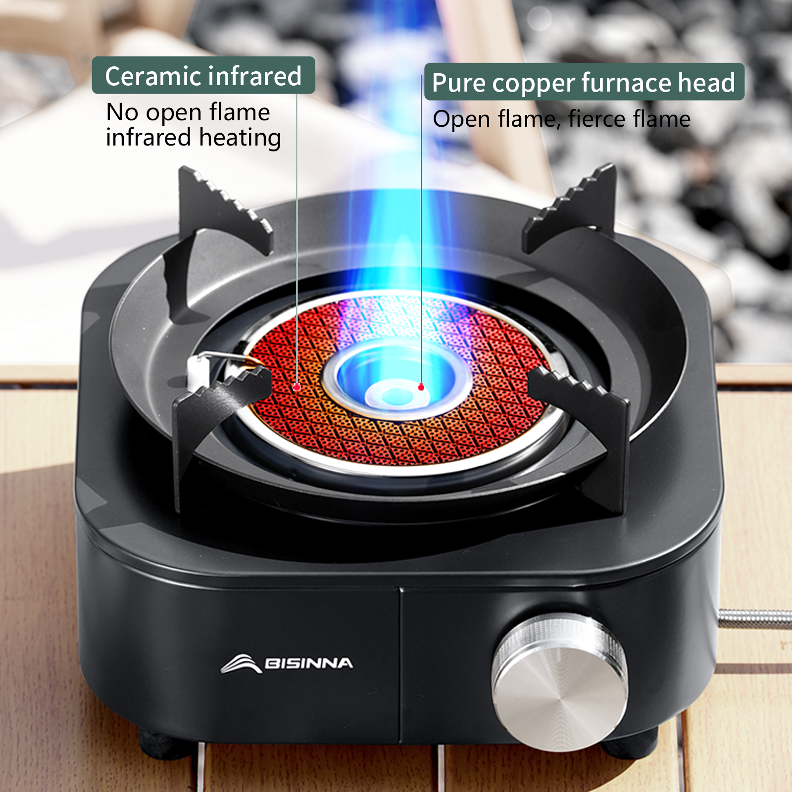 BISINNA 4000W High-power Infra - огляд і ціна Camping Cooking Heater