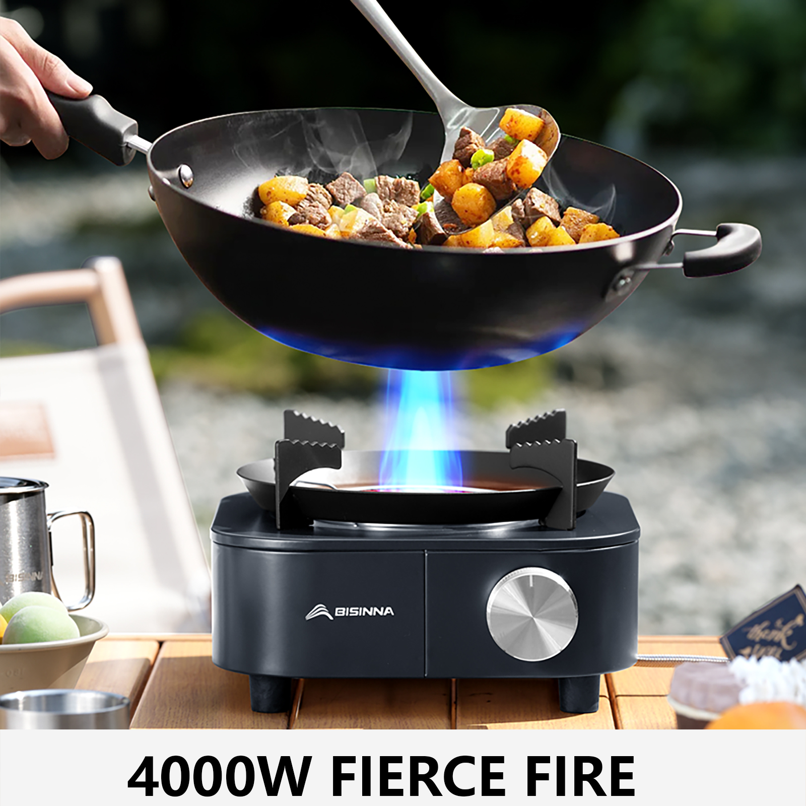 BISINNA 4000W High-power Infra - огляд і ціна Camping Cooking Heater