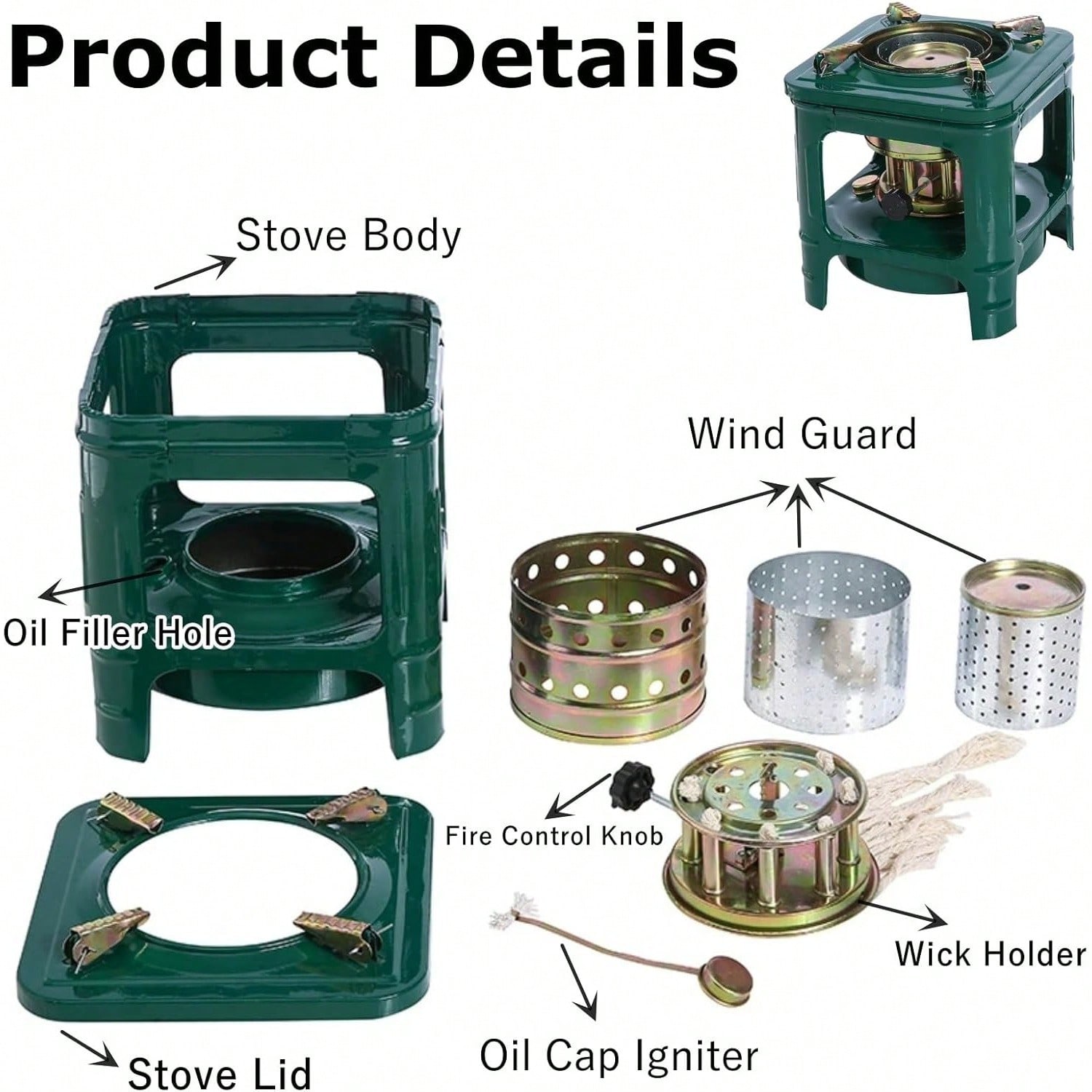 Fogon de Petróleo para Cuba, P - огляд і ціна Camping Cooking Heater