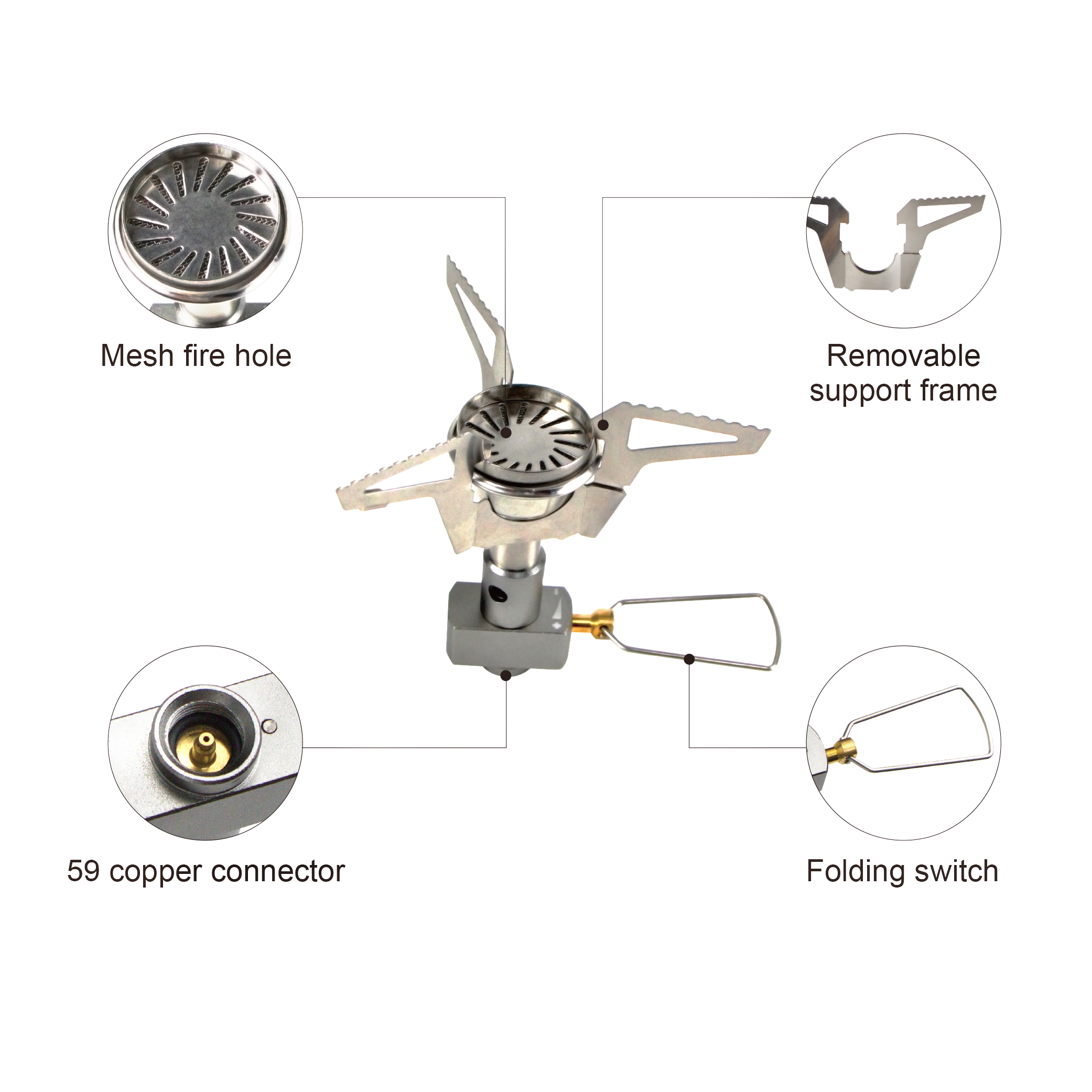 Outdoor Gas Stove Heater Campi - огляд і ціна Camping Cooking Heater