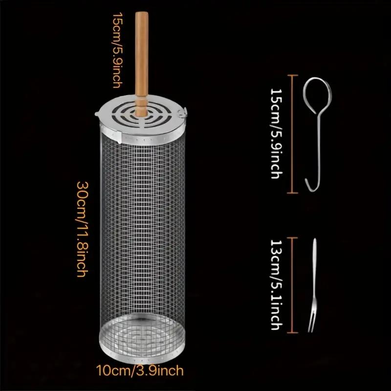 Stainless Steel BBQ Grill Bask - огляд і ціна Camping Cooking Area