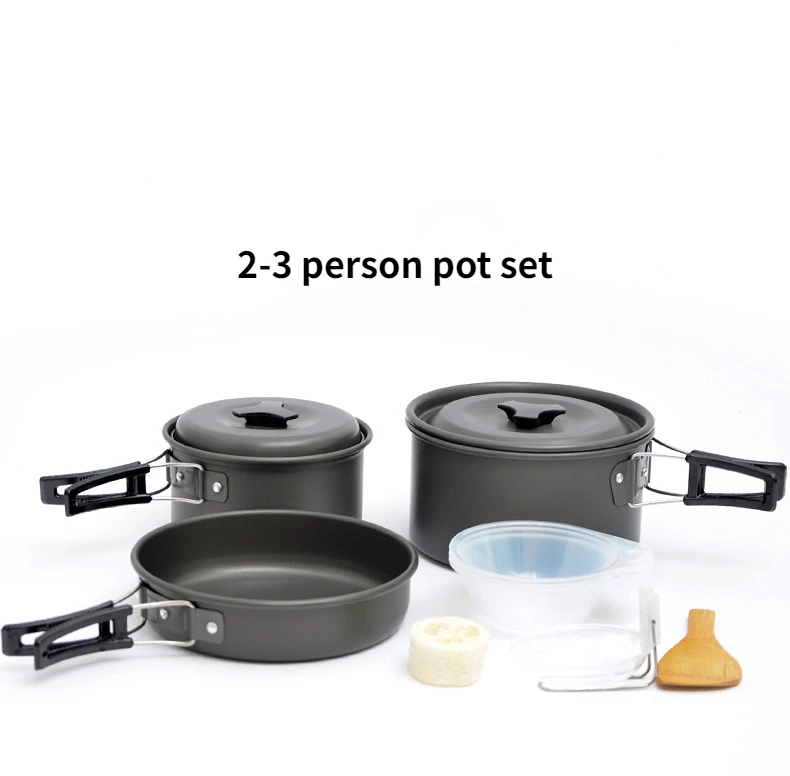 Camping Cookware Set for 1-7 P - огляд і ціна Camping Cooking Set 2 Person