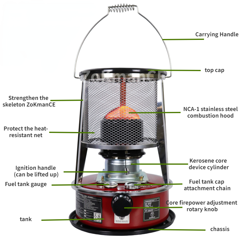 4.5L Portable Kerosene Stove H - огляд і ціна Camping Cooking Heater