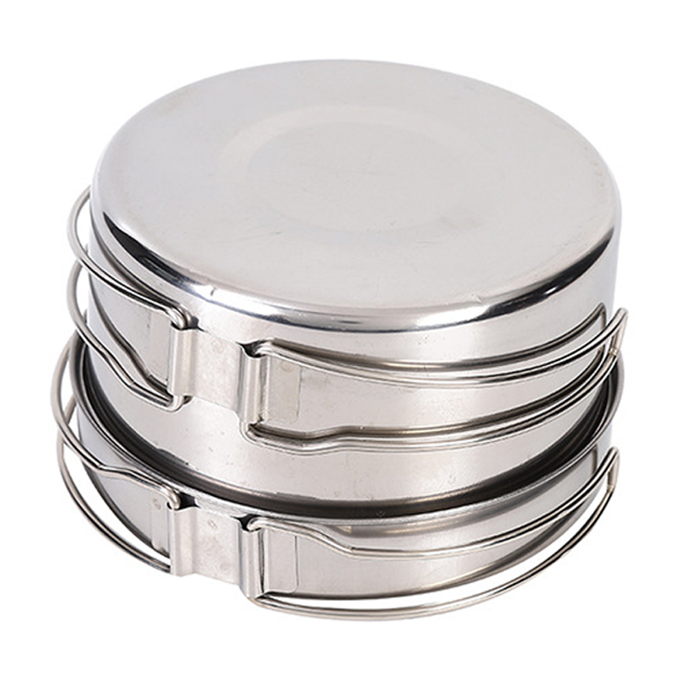 Outdoor 4-Piece Stainless Stee - огляд і ціна Camping Cooking Set 2 Person