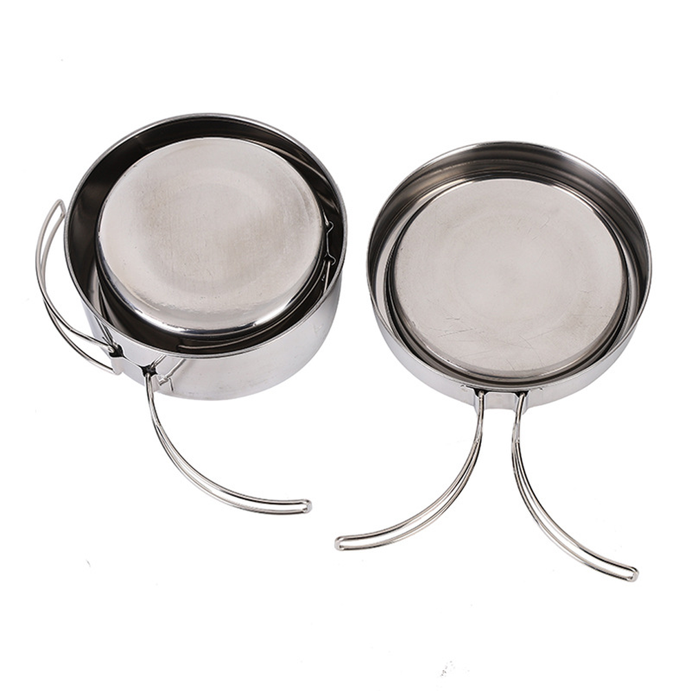 Outdoor 4-Piece Stainless Stee - огляд і ціна Camping Cooking Set 2 Person