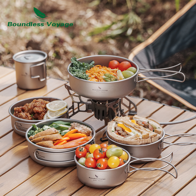Boundless Voyage Titanium Bowl - огляд і ціна Camping Cooking Set Compact