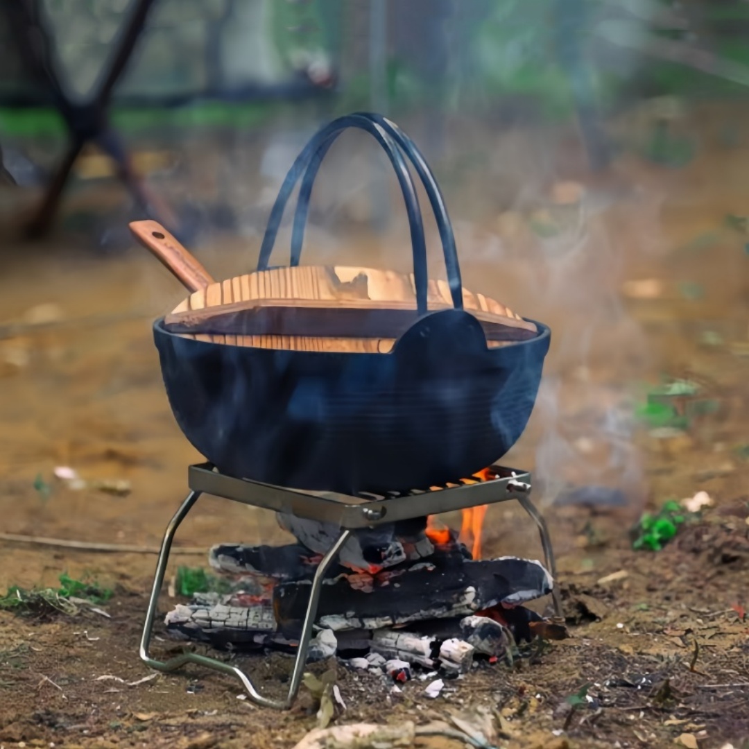Stainless Steel Foldable Campi - огляд і ціна Camping Cooking Equipment Bag