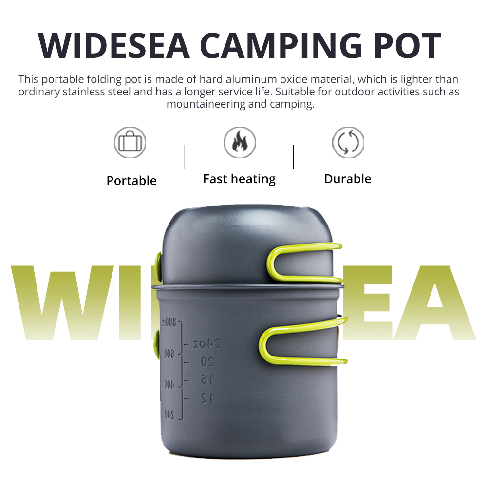 Widesea Ultralight Camping Coo - огляд і ціна Camping Cooking Set 2 Person
