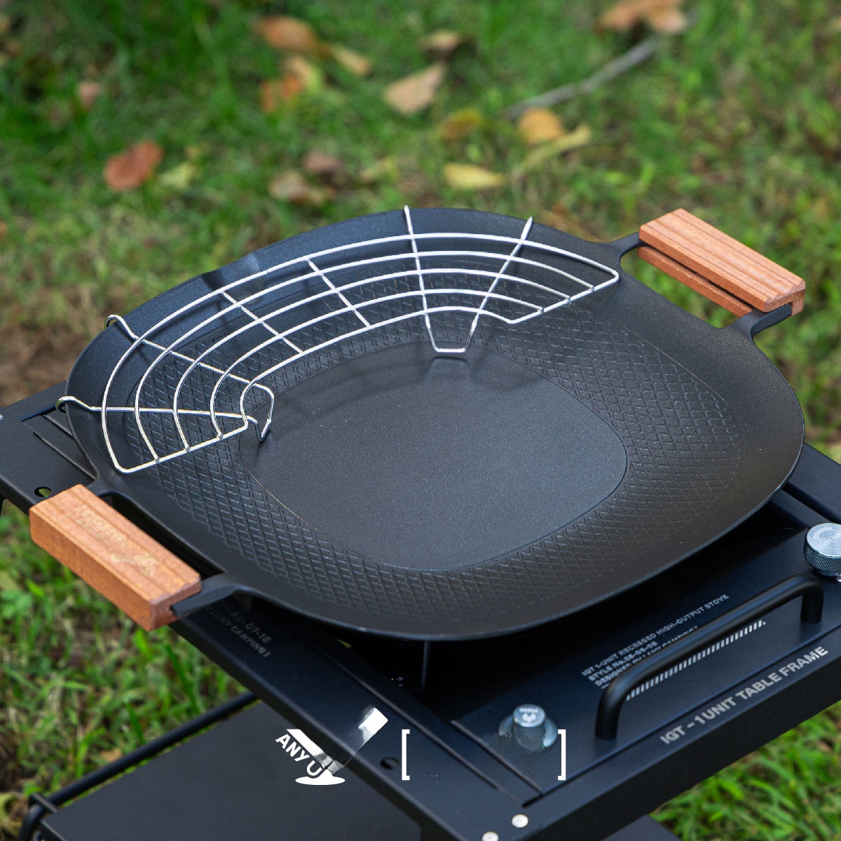 Outdoor Camping BBQ Grill Pan  - огляд і ціна Camping Cooking Area