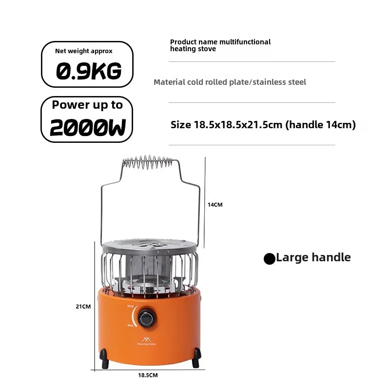 MOUNTAINHIKER Portable 2000W G - огляд і ціна Camping Cooking Heater