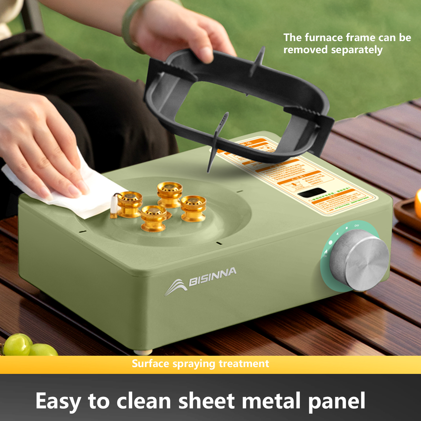 BISINNA Camping Gas Stove 5800 - огляд і ціна Camping Cooking Heater